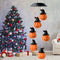 Solar Color-Changing Halloween Lamp Party Wind Chime Hook Lantern (Pumpkin)