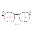 Care Oversized Metal Optical Glasses Spectacles Eyeglasses Frame Round Glasses