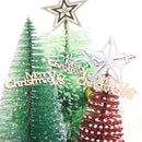 10Pcs/pack Merry Christmas Letter Wood Slice Xmas Tree Ornaments Home Decor