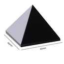 Black Crystal Healing Stone Mineral Specimen Reiki Energy Obsidian Pyramid