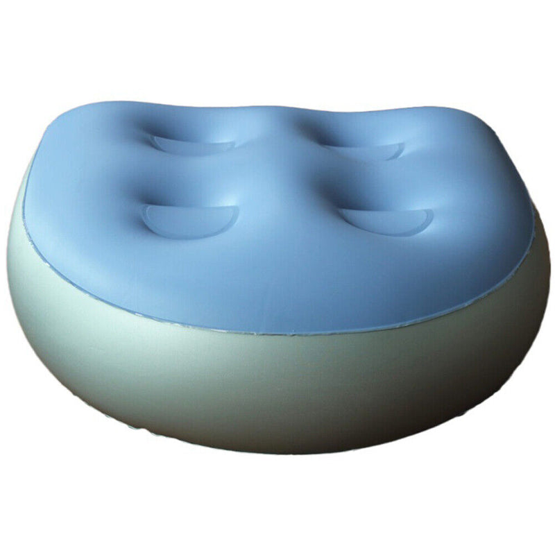 SPA Inflatable Cushion Tub Anti-Hemorrhoids Inflatable Seat Bath Pad (Blue)