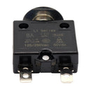 Manual Reset 125-250V AC 50V DC Push Button Thermal Circuit Breaker(8A)