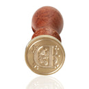 Sealing Wax Classic Initial Wax Seal Stamp Alphabet Letter D Retro Wood Newly