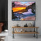Painting By Numbers DIY Seaside Sunset Canvas Oil Art Picture for Home Decor Kit