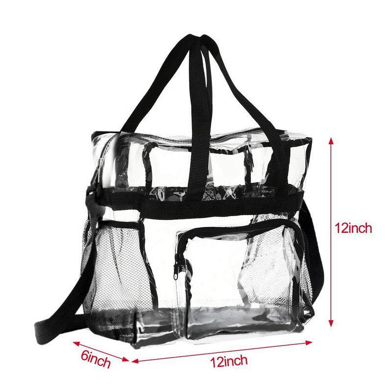 Waterproof Transparent Tote Bag Clear Bag Stadium Approved Adjustable Strap