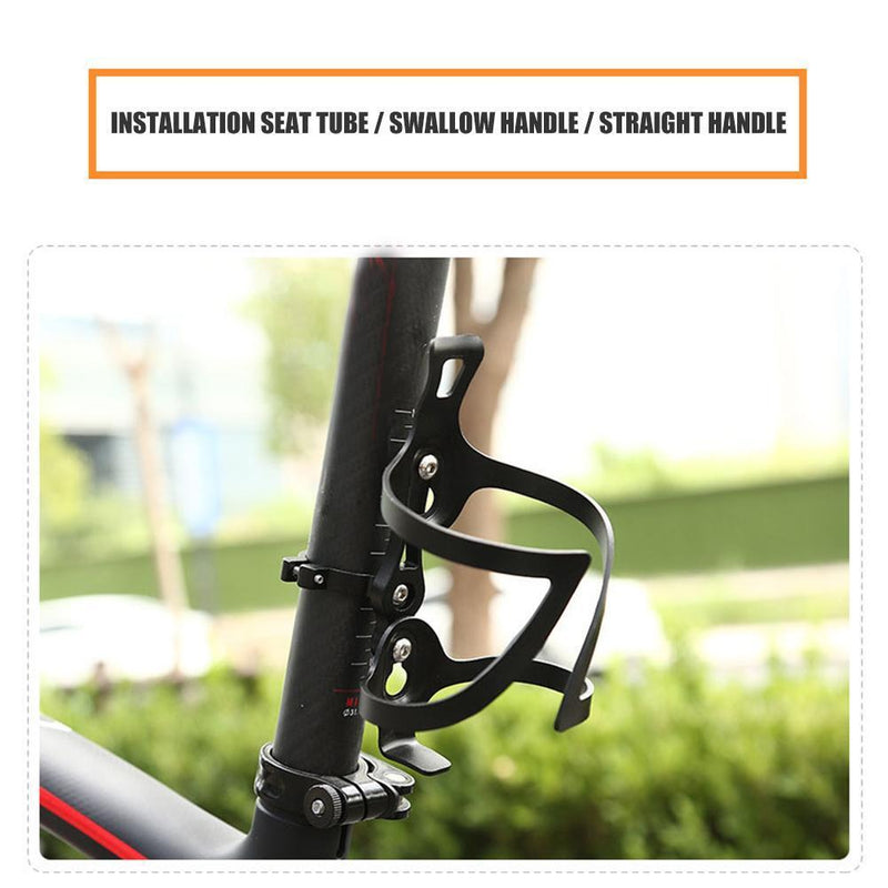 Bicycle Water Bottle Holder Adapter MTB Road Bike Handlebar Water Cup Rack Cl