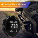 D3 Digital Panel Voltmeter Universal Car UTV ATV Voltage Meter with LED Display