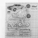 1989candy Car Letters Silicone Clear Seals Clear Stamp for DIY Scr