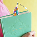 #A 5D DIY Bookmarks Handmade Creative Leaf Mosaic Bookmarks Art Craft for Studen