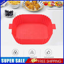 #A Silicone Air Fryers Mat Waterproof Reusable for Home Kitchen Oven Steamer Coo