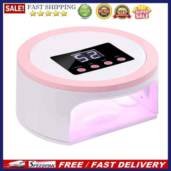 Nail Quick Dryer Detachable Base Nail Lamp Curing Gel Nail Polish (US Pink)