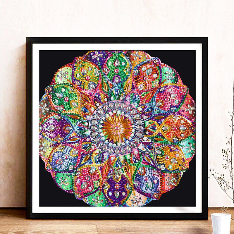 Datura Flower DIY Part Drill Special-Shaped Diamond Painting Mosaic Picture