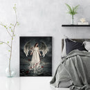 Angel Wings Oil Paint By Numbers Kits DIY Handpainted on Canvas Wall Art