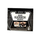 Men`s Beard Mustache Dye Tint Blackening Colour Shampoo T4V7