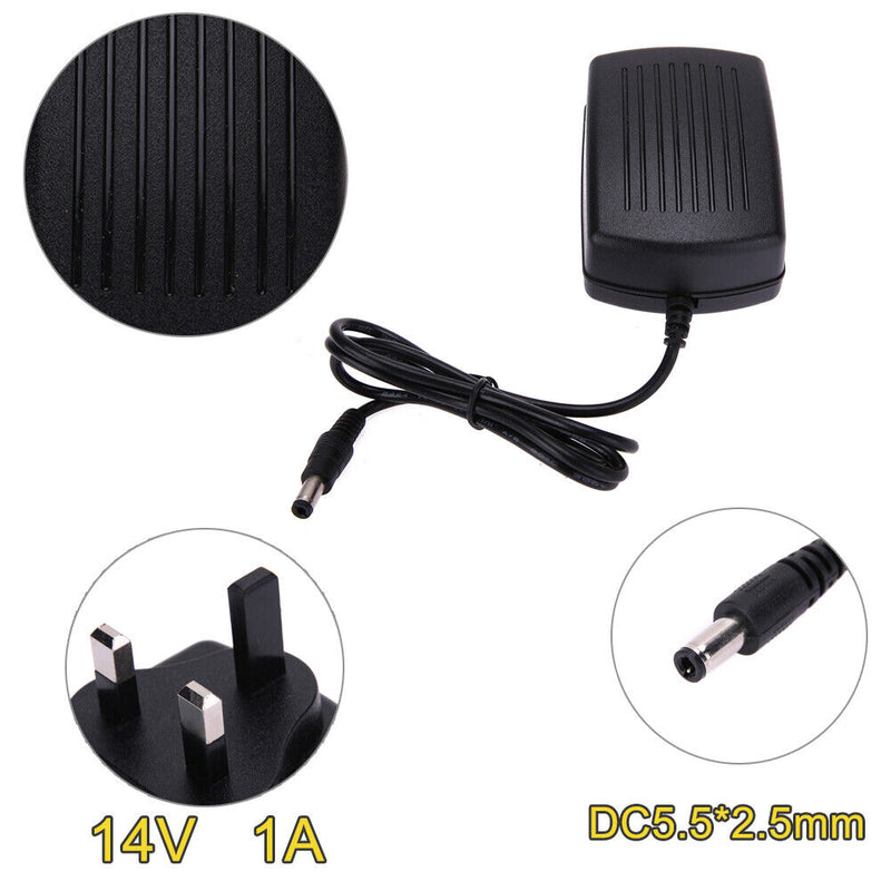 DC14V 1A Adapter AC 100V-240V to DC 14V Converter Power Supply Adapter 5.5*