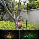Solar Powered LED Garden Lawn Lamp Waterproof Retro Hanging Lantern Light Newly