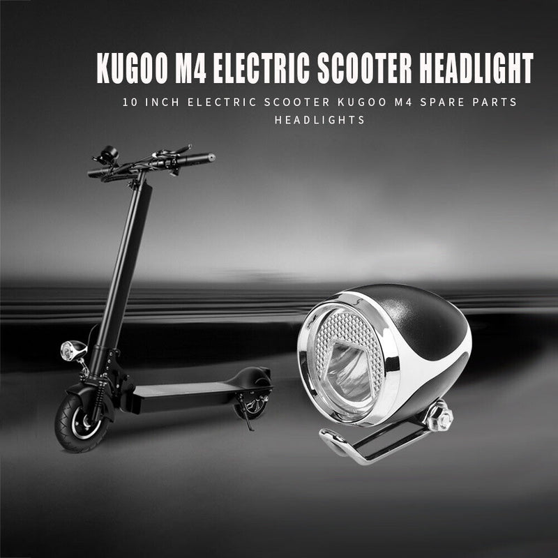 10 inch Electric Scooter Headlight Lamp E-scooter Front Light for Kugoo M4 Newly