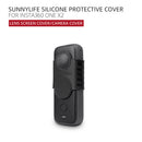 Non Slip Silicone Screen Lens Protective Cover for Insta360 ONE X2 (Black) Newly