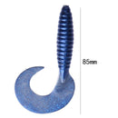 3pcs 8.5 cm U-Shaped Artificial Soft Lure Wobbler Bait Fishing Tackle(SC004