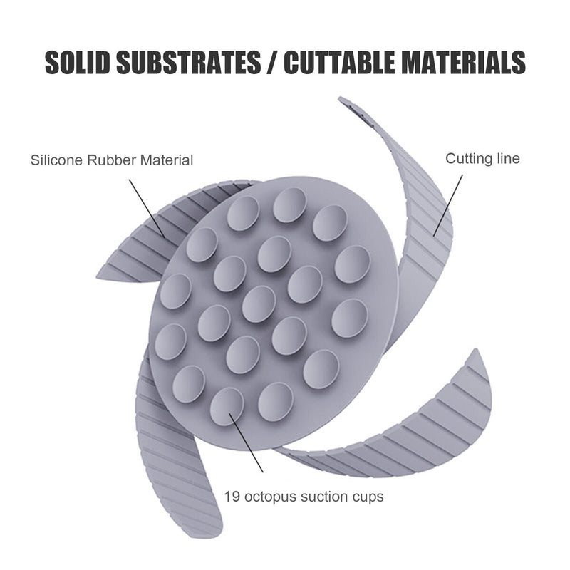 Spiral Slow Feeder Dog Bowls Insert - 19 Suction Cups for Dog Bowls (A) Newly