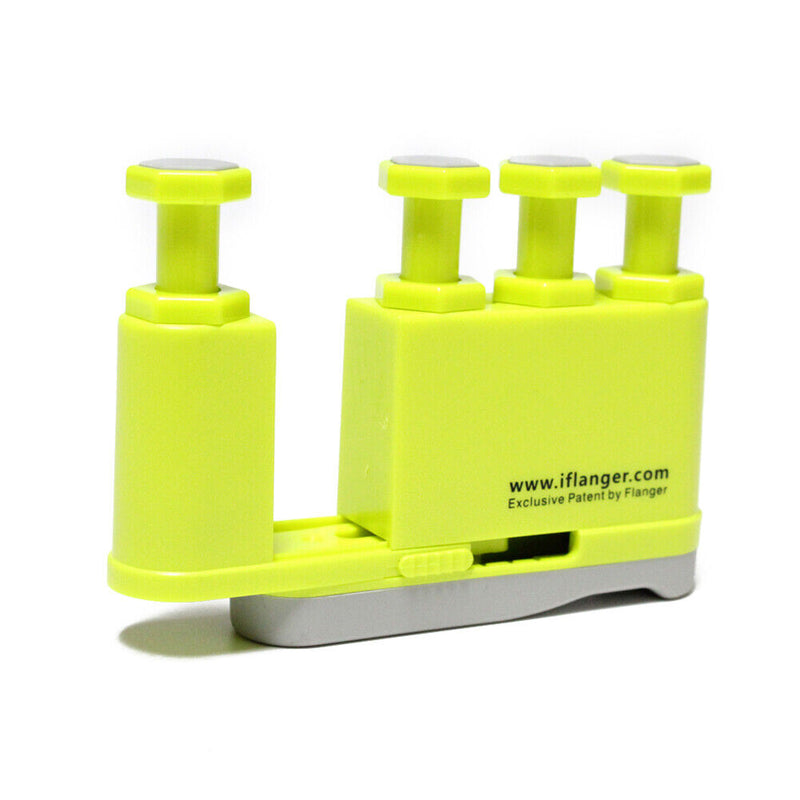 Flanger Piano Finger Trainer Exerciser Guitar Finger Strength Tool (Green) Newly