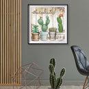 DIY Cute Cactus Mosaic Full Round Diamond Drawing Handmade Rhinestone Craft Gift
