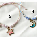 Day present Adjustable Charm Couples Bracelet Moon Rope Bracelet Hand Chain