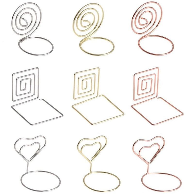 Wedding Supplies Table Numbers Holder Photos Clips Place Card Clamps Stand