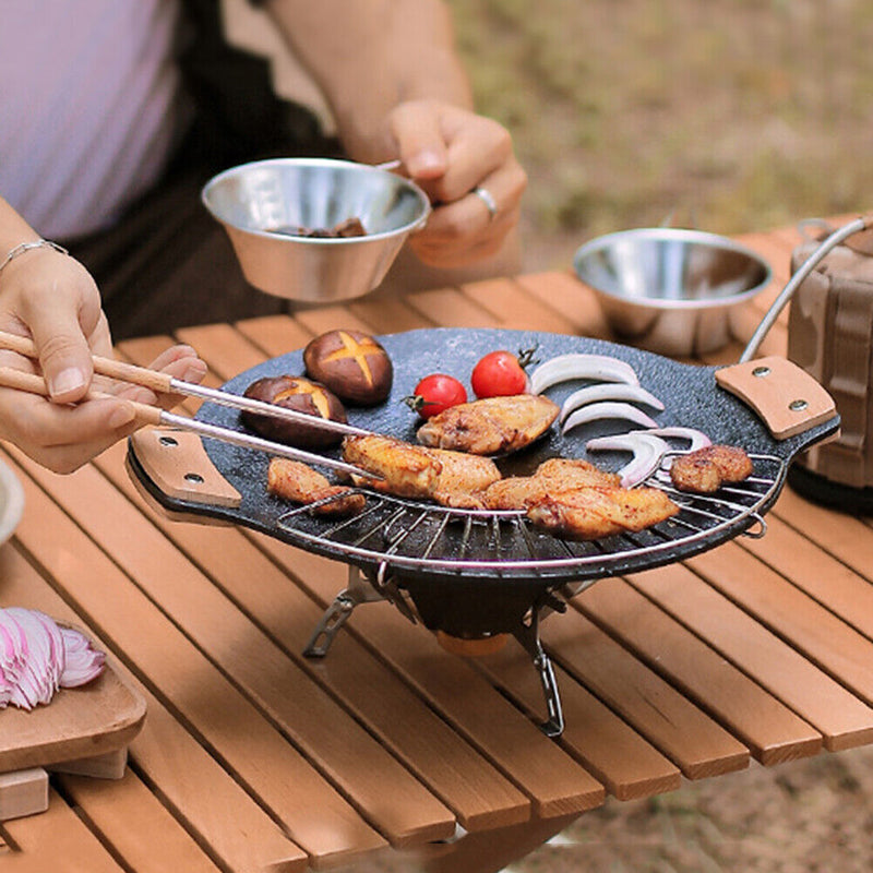 Baking Net Portable Baking Plate Heat Insulation Outdoor Baking Plate for Travel