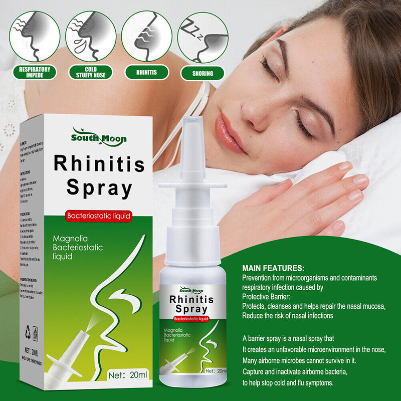 Traditional Herbal Nasal Spray Anti-Snoring Solution Protect Repair Nasal Mucosa
