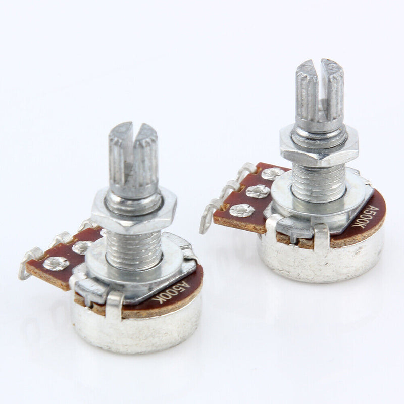 10pcs A500K OHM Audio POTS Guitar Potentiometer Replace for Electric Guitar