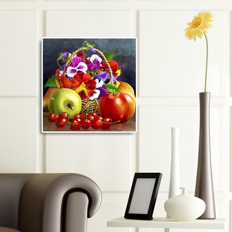 Diamond Painting 5D DIY Fruit Basket Full Round Drill Rhinestone Picture