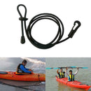 2PCS Kayak Canoe Paddle Leash Clips Safety Fishing Rod Holder Lanyard Q6K8
