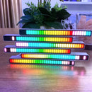 2Pcs 5V USB RGB Activated Music Rhythm Lamp Bar Sound Control LED Lights
