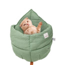 Cute Cat Tent Triangle Warm with Handle Removable Cave for Small Medium Pet