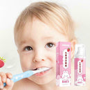 Kid's Foam Toothpaste No Fluorine Strawberry Flavor Teeth 60Ml Mousse H8L7