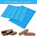 40-cavity Rectangle Soap Mold Cake Mold Silicone Mould 2021 Mold For Candy C0F3