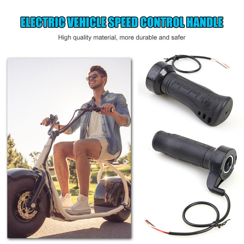 Electric Bicycle Speed Control Handleable E-Bike Scooter Wire Twist Throttle Grip