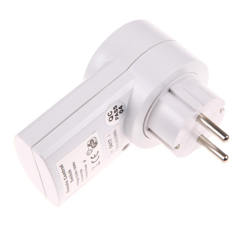 EU 1 Pack Wireless Remote Control Outlet Light Switch Plug Socket  Newly