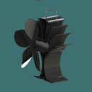 Heat Distribution Stove Fan Heat Powered Fireplace Fan Log Wood Burner
