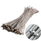 100PCS 4.6x300mm Stainless Steel Exhaust Wrap Coated Locking Cable Zip Ties