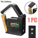 Universal AA/AAA/C/D/18650/9V/1.5V Button Cell Battery Checker Volt-Tester O8X1