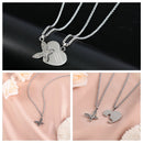 Jewelry Heart Choker Couple Necklace Lovers Decoration Heart Drop Pendant