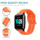 Smartwatch Band Strap for ID205L/Haylou LS01 Adjustable Watchband (Orange)