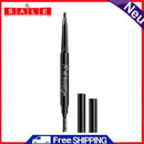 Double-End Waterproof Long-Lasting Eyebrow Pencil Eye Makeup Pens (Grey)