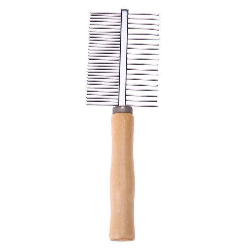 Wooden Handle Pet Comb Dog Cat Combs Hair Rake Comb Pet Grooming Hairbrush Newly