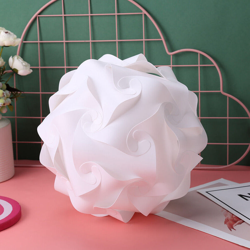 Modern Pendant Lights Bedroom Hanging Lamp Nordic Lampshade Holder (White) Newly