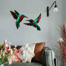 4Pcs Handmade  Hummingbird Wall decor for art  and garden Patio Balcony