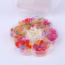 150pcs Mixed Children DIY Beads Set for Jewelry Making Accessory(Crystal 2)