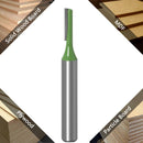 6mm Shank Wood End Mill Single Double Flute Straight Router Bit for Woodworking